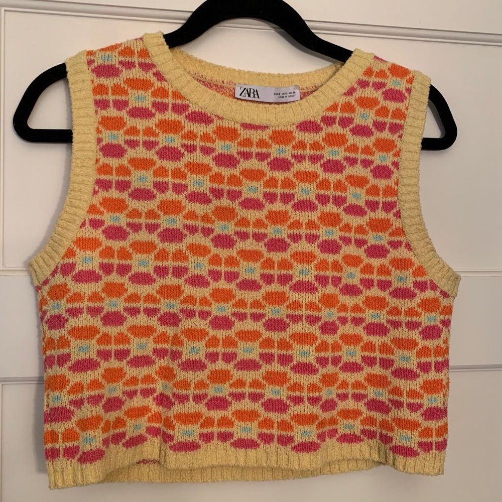 Zara sweater tank